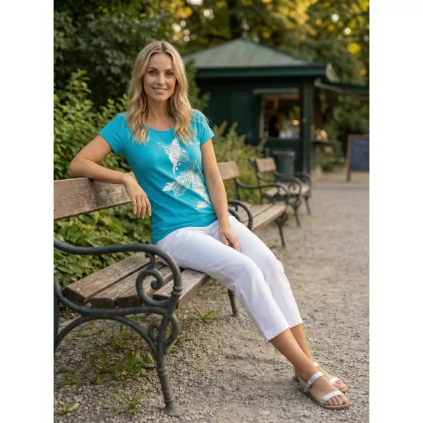 Tricou pentru femei ALTISPORT ALW178122 TURCOAZ 