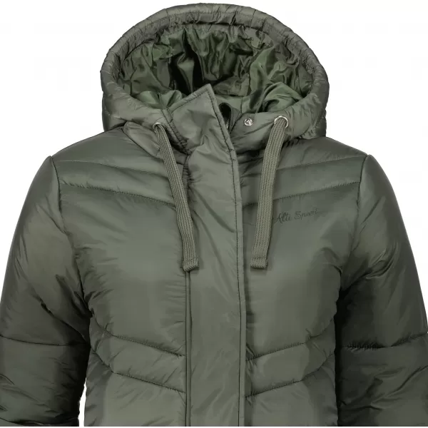  Palton de femei ALTISPORT JUCA LCTB215 VERDE 