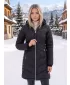 Palton de femei ALTISPORT ELIMA LCTB216 NEGRU