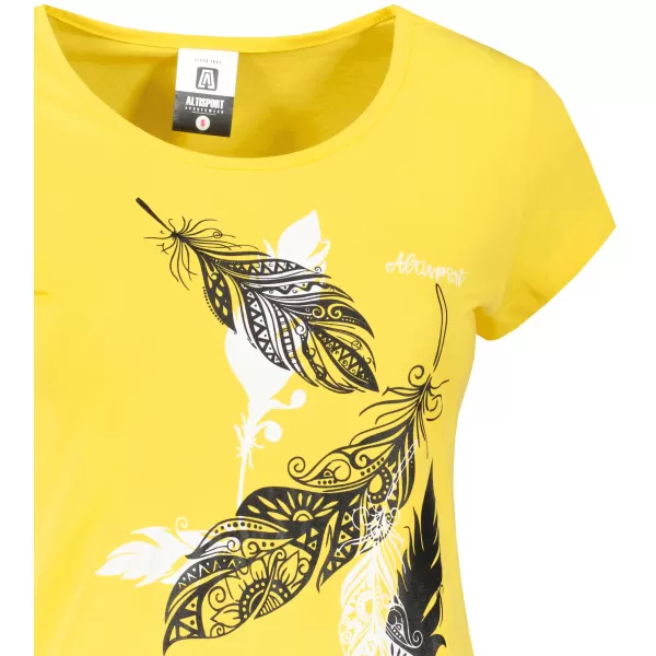  Tricou pentru femei ALTISPORT ALW178122 LĂMÂIE 
