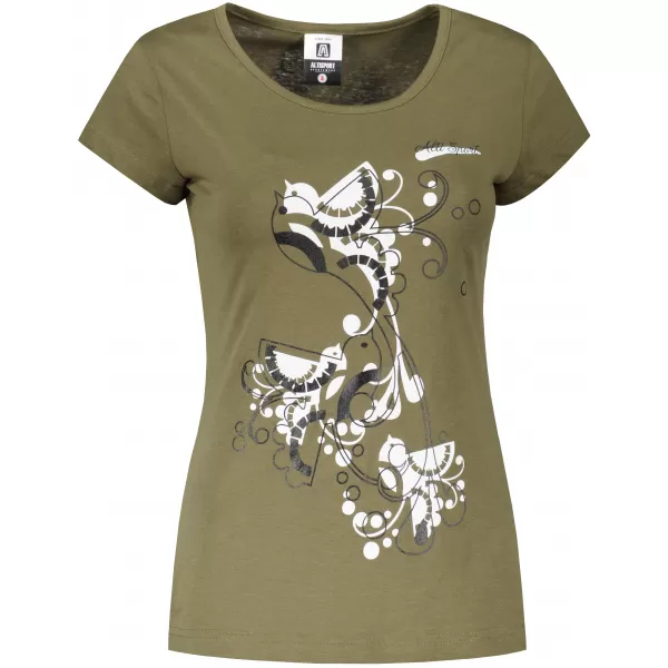  Tricou pentru femei ALTISPORT ALW179122 KAKI 