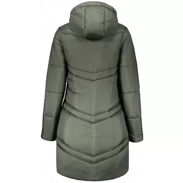 Palton de femei ALTISPORT JUCA LCTB215 VERDE 