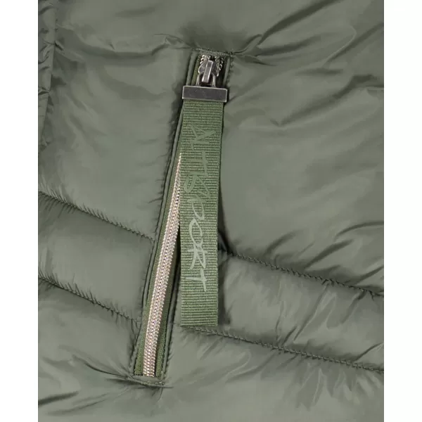  Palton de femei ALTISPORT JUCA LCTB215 VERDE 