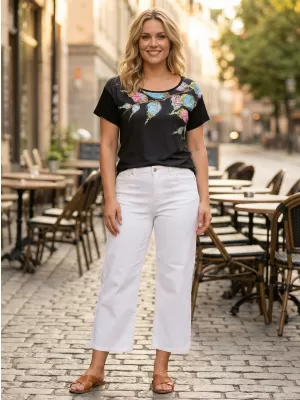 Tricou pentru femei ALTISPORT BAILA NEGRU
