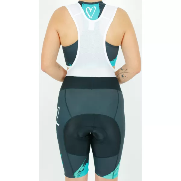  Pantaloni scurți premium pentru ciclism pentru femei ALTISPORT SWE/ALW01S14 TURCOAZ 