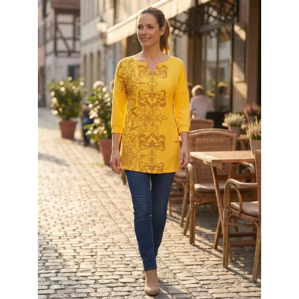  Tricou pentru femei ALTISPORT BLANCH GALBEN 