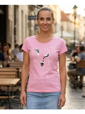 Dámské triko ALTISPORT CARRYOVER ALW182122 SVĚTLE RŮŽOVÁ