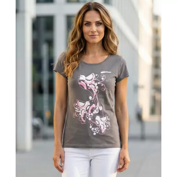  Tricou pentru femei ALTISPORT ALW179122 GRI OȚEL 