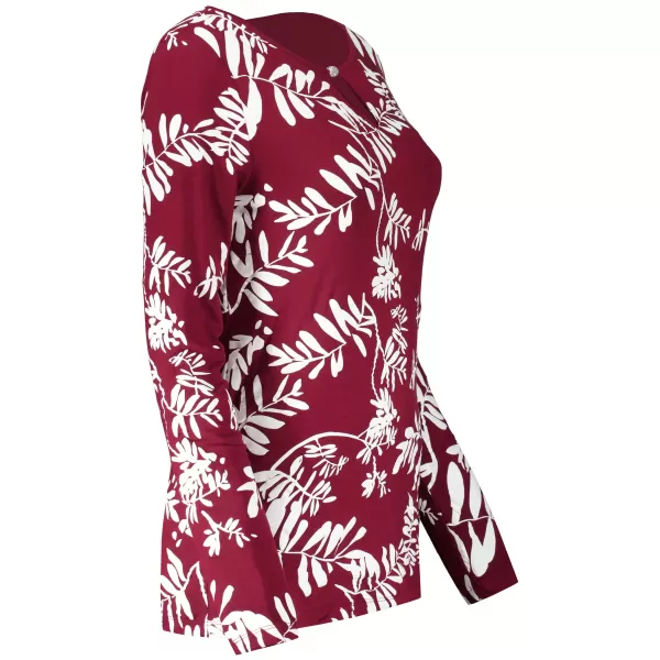  Tricou pentru femei KIXMI ROAN BURGUNDIA 