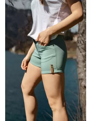 Pantaloni scurți de damă NORDBLANC ONEWAY NBSPL7911 VERDE