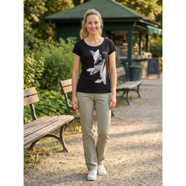 Tricou pentru femei ALTISPORT ALW178122 NEGRU SI ARGINTIU 