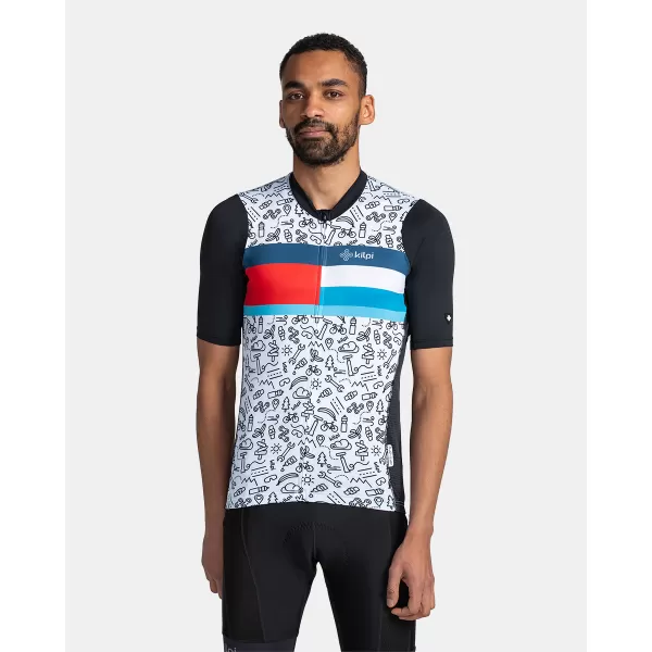  Tricou de ciclism pentru bărbați KILPI RIVAL-M TM0355KI NEGRU 