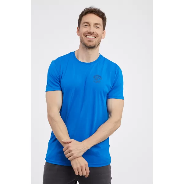  Tricou pentru bărbați SAM 73 DIEGO MT 827 ALBASTRU STRĂLUCITOR 