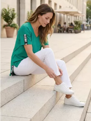 Tricou pentru femei KIXMI RANYA VERDE