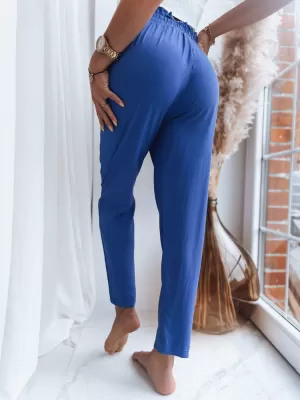 Pantalonii pentru doamne DSTREET ADELIS UY1537 ALBASTRU