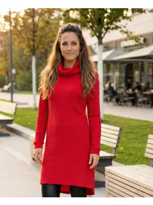 Rochie hanorac de dama KIXMI RIVA ROȘU