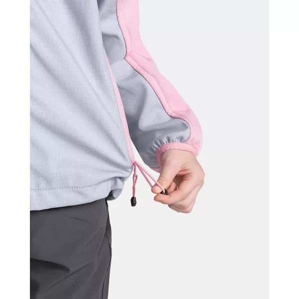  Jachetă softshell pentru fetiță KILPI RAVIA-J TJ0517KI ROZ DESCHIS 
