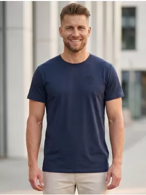 Tricou pentru bărbați SAM 73 DIEGO MT 827 ALBASTRU OȚEL