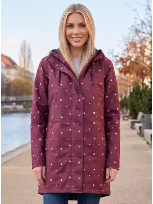 Geaca de toamna de dama ALTISPORT OWEDA LJCB628 BURGUNDIA