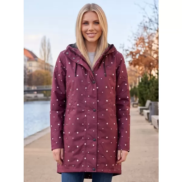  Geaca de toamna de dama ALTISPORT OWEDA LJCB628 BURGUNDIA 