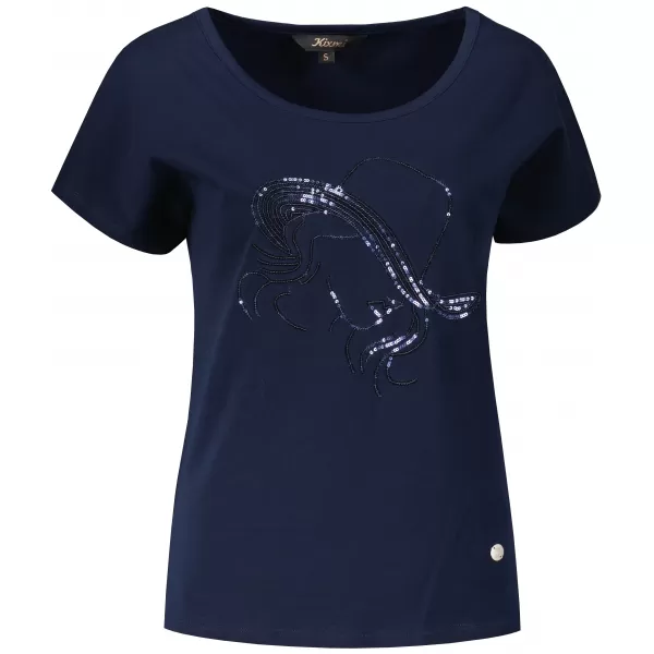  Tricou pentru femei KIXMI ROCCA ALBASTRU INCHIS 