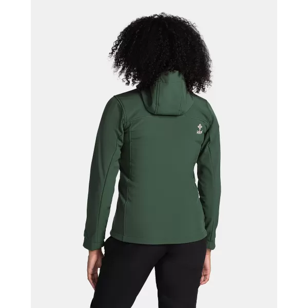  Jachetă softshell de damă KILPI RAVIA-W TL0109KI VERDE ÎNCHIS 