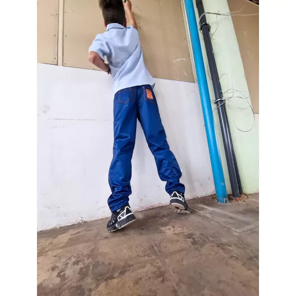  Pantaloni softshell pentru copii WAMU DŽÍNY BLUGI 