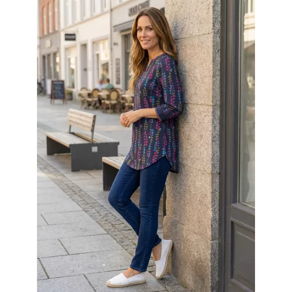  Tricou pentru femei KIXMI ROSALIA ALBASTRU INCHIS 