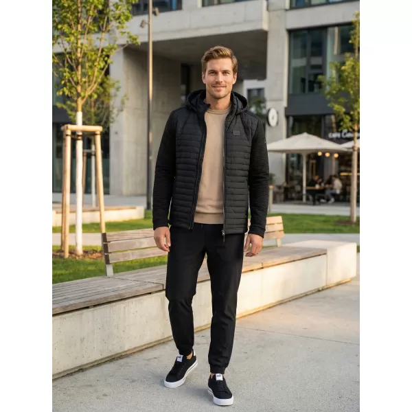  Jachetă softshell pentru bărbați KIXMI RAFAEL NEGRU 