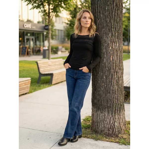  Tricou pentru femei KIXMI RACHEL NEGRU 