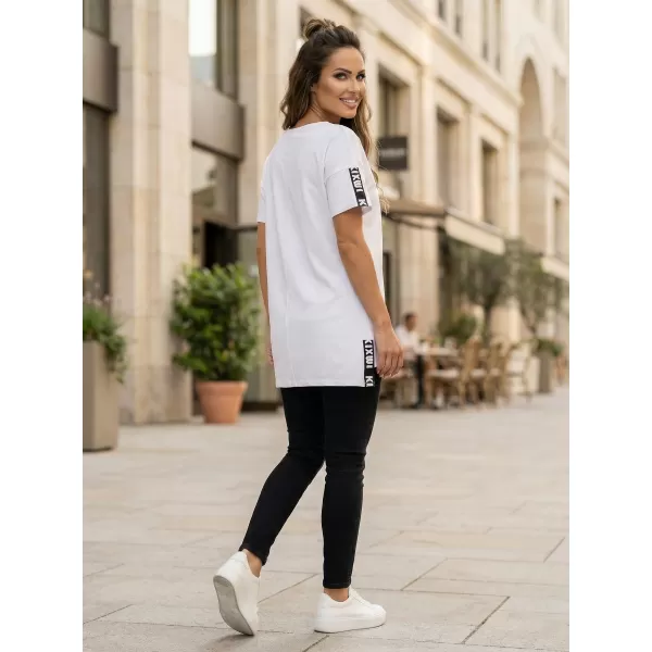  Tricou pentru femei KIXMI RANYA ALB 