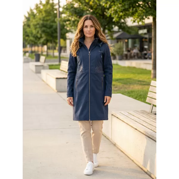  Palton softshell dama KIXMI RITA ALBASTRU INCHIS 