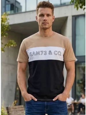 Tricou pentru bărbați SAM 73 SEAMUS MT 828 DE AUR