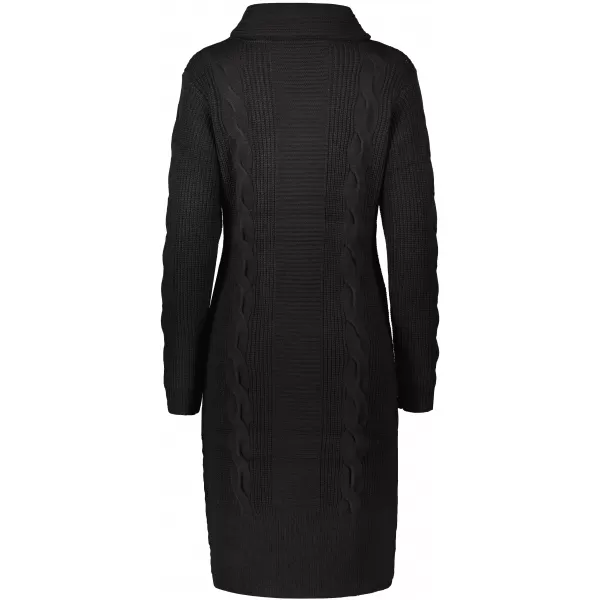  Pulover lung de dama ALTISPORT BELLA NEGRU 
