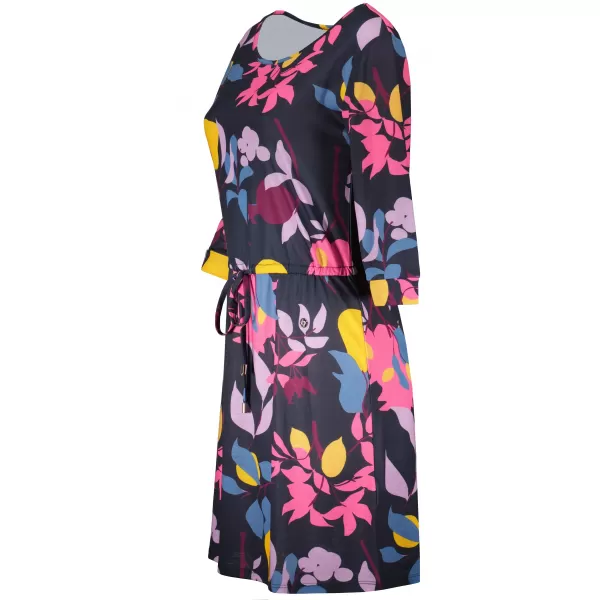  Rochie KIXMI RUMIA ALBASTRU INCHIS 
