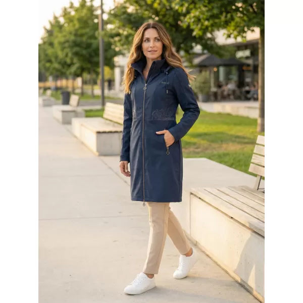  Palton softshell dama KIXMI RITA ALBASTRU INCHIS 
