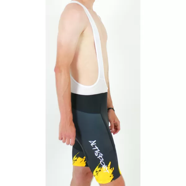  Pantaloni scurți premium pentru ciclism pentru bărbați ALTISPORT SWE/ALM01S13 GALBEN 