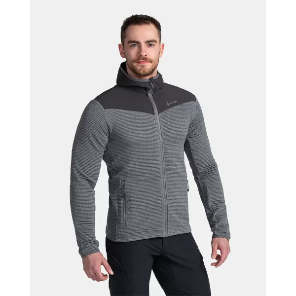  Hanorac pentru bărbați din fleece KILPI TANALI-M TM0202KI GRI ÎNCHIS 