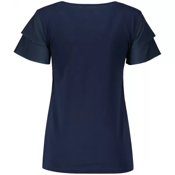  Tricou pentru femei KIXMI RIANNA ALBASTRU INCHIS 