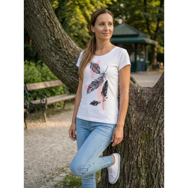  Tricou pentru femei ALTISPORT ALW178122 ALB 