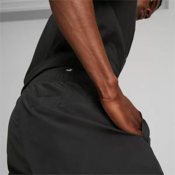  Pantaloni scurți pentru bărbați PUMA ESS+ LOGO POWER CAT WOVEN SHORTS 5 673382-01 NEGRU 