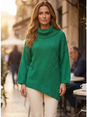 Pulover de dama KIXMI ROSLIN VERDE
