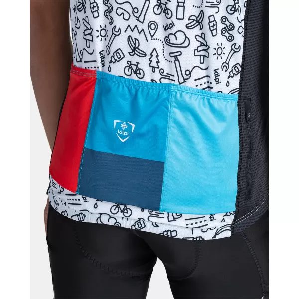  Tricou de ciclism pentru bărbați KILPI RIVAL-M TM0355KI NEGRU 