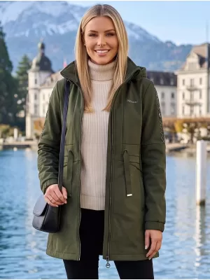 Palton softshell dama KIXMI RHODIE MILITAR