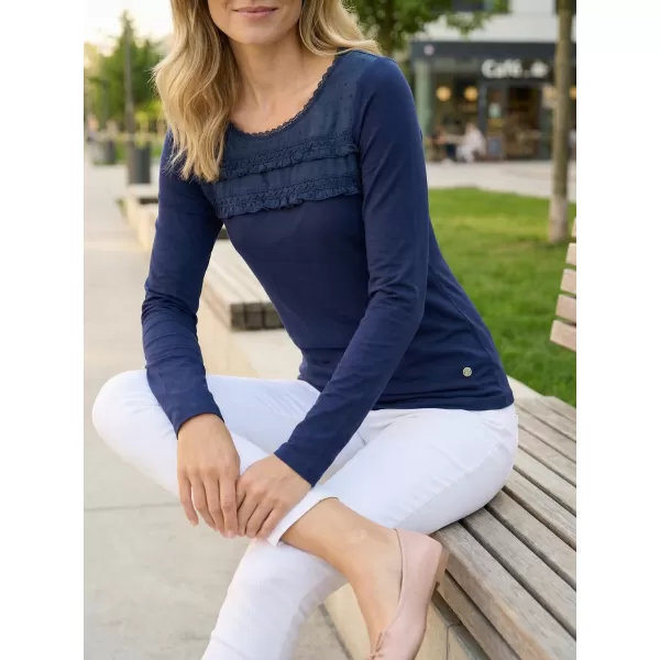  Tricou pentru femei KIXMI RACHEL ALBASTRU INCHIS 