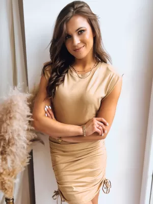 Rochie DSTREET MIMOSA EY2284 BEJ