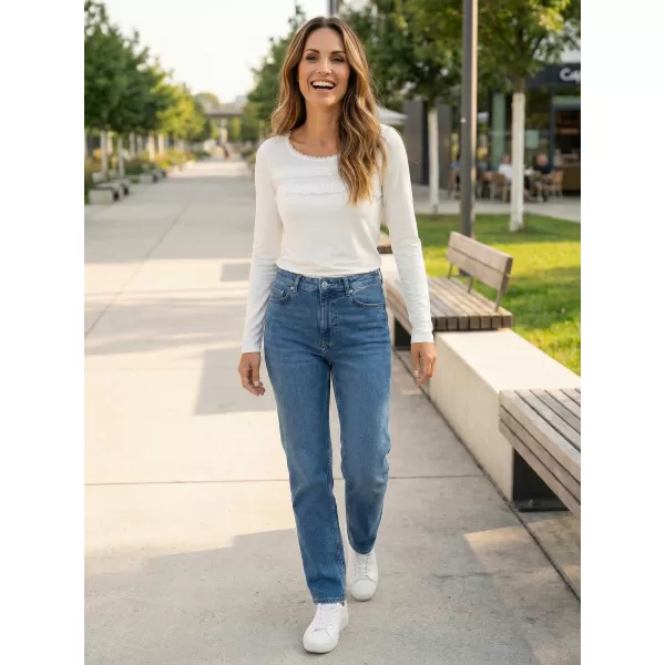  Tricou pentru femei KIXMI RACHEL ALB 