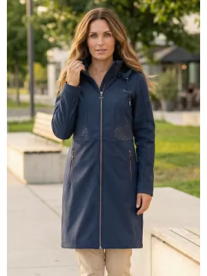 Palton softshell dama KIXMI RITA ALBASTRU INCHIS