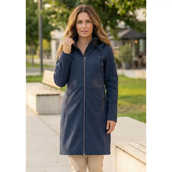  Palton softshell dama KIXMI RITA ALBASTRU INCHIS 