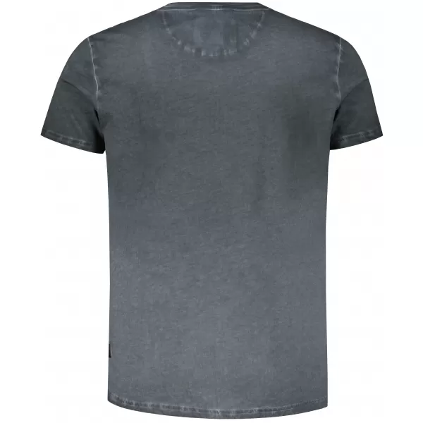  Tricou pentru bărbați KIXMI RICKY GRI INCHIS 